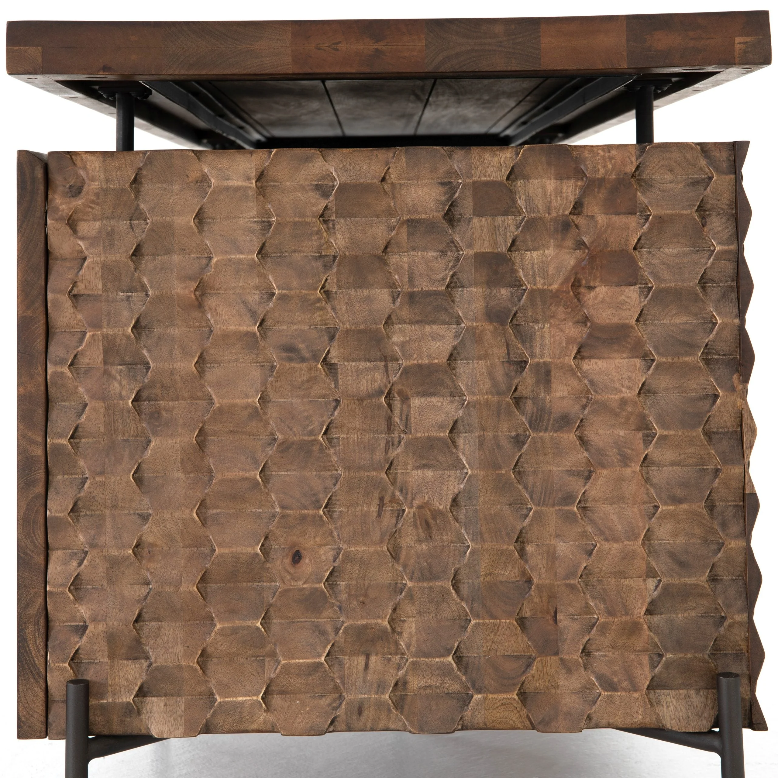 RAFFAEL DESK-ANTIQUE BROWN