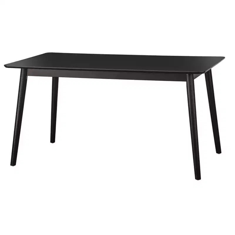 Lifestorey Whitney Rectangular Dining Table Black