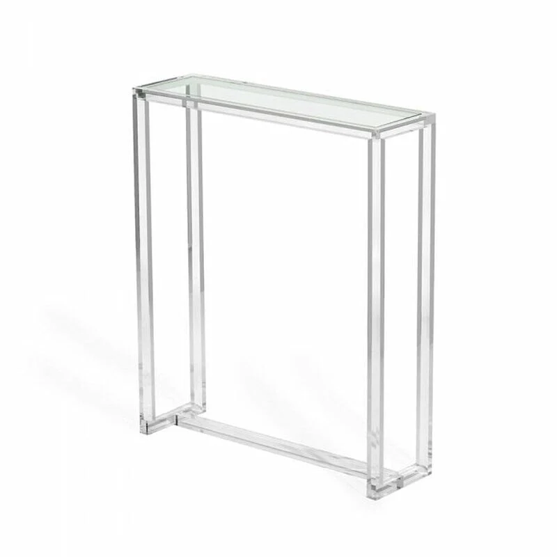 Acrylic Clear Modern Lucite Console