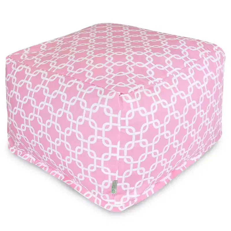 Majestic Home Goods,Ottoman Pouf Links Soft