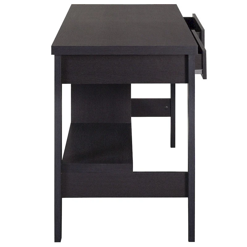 Folio 2-Drawer Small Desk with Shelves
