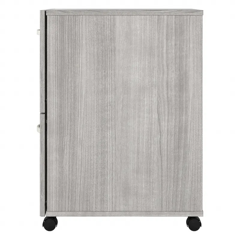2 Drawer Mobile File Cabinet with Lock and Casters