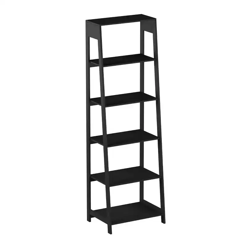 Hastings Home Ladder-Style 5-Tiered Bookcase