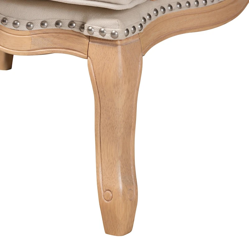 Andre Traditional Wood Accent Chair