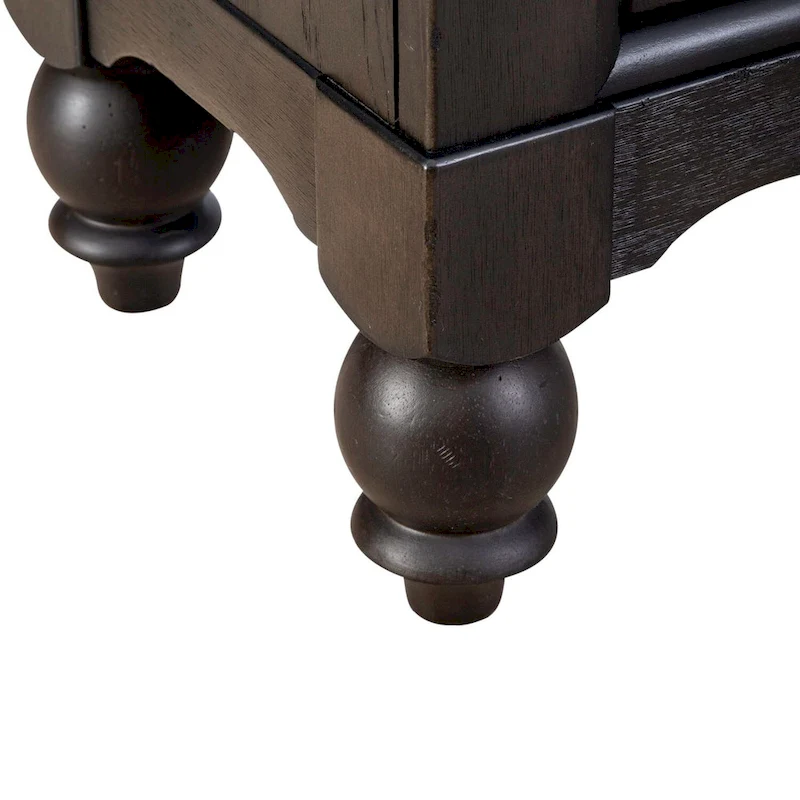 Americana Farmhouse Black Hall Buffet