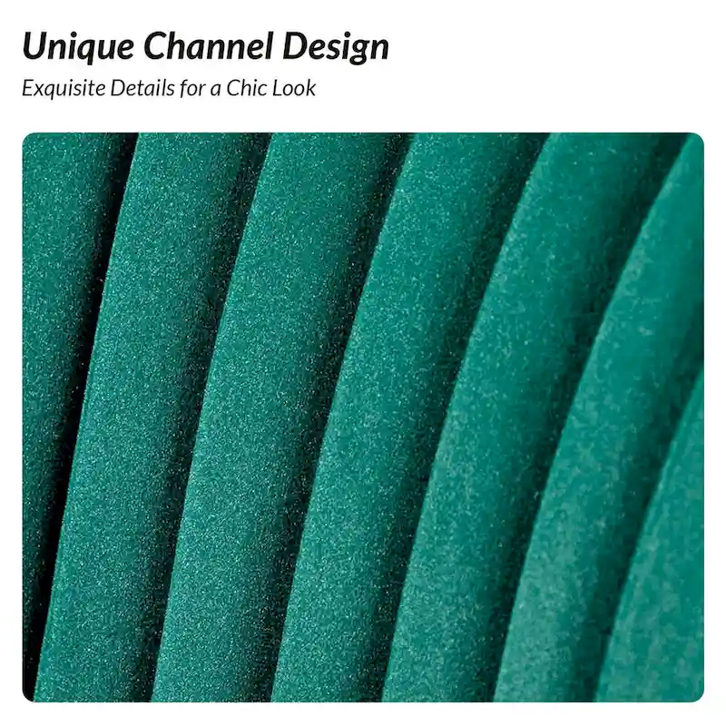 Barto Modern Velvet Tufted Side Chair with Golden Legs by HULALA HOME