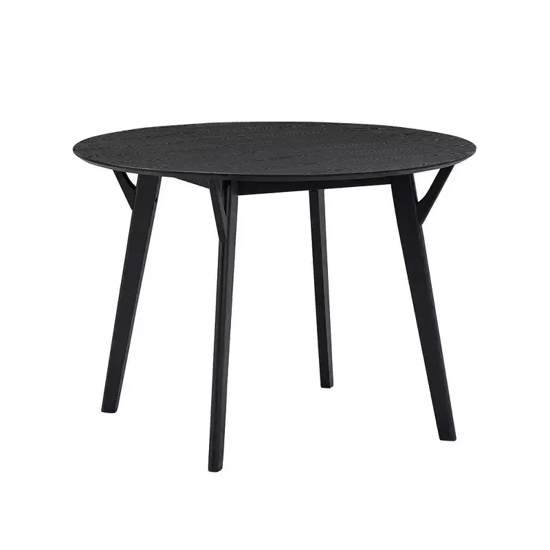 Okak Modern Round Dining Table 42 Kitchen Table Wooden Dining Table for 4 People, for Living Room Apartment Restaurant