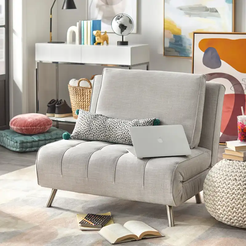 Convertible Futon Chair Sofa Bed | Foldable, Compact Design, Living Room & Bedroom