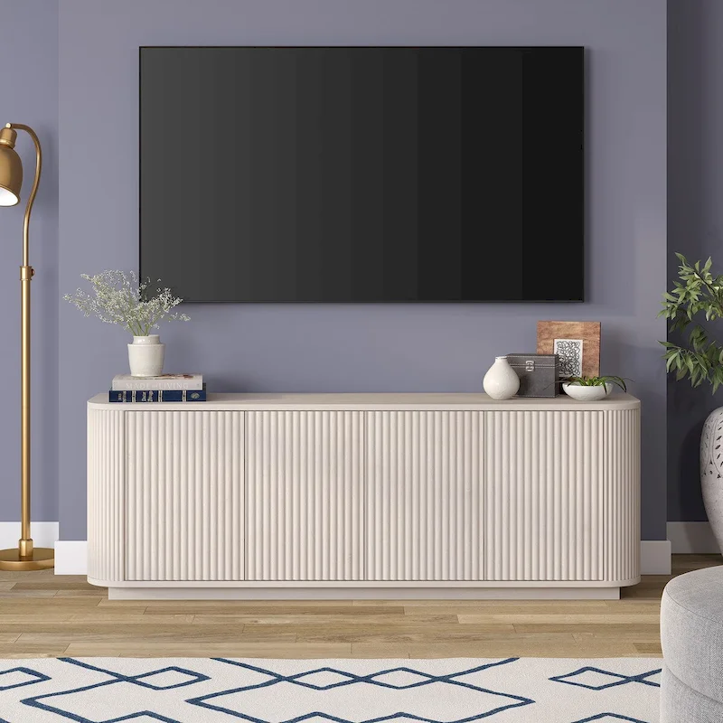 Canton Rectangular TV Stand for TV's up to 75 - 68 Wide