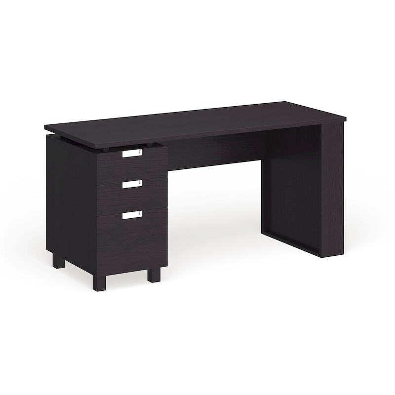 Morr Modern Espresso 59-inch Wood 2-Drawer Computer Desk by Furniture of America