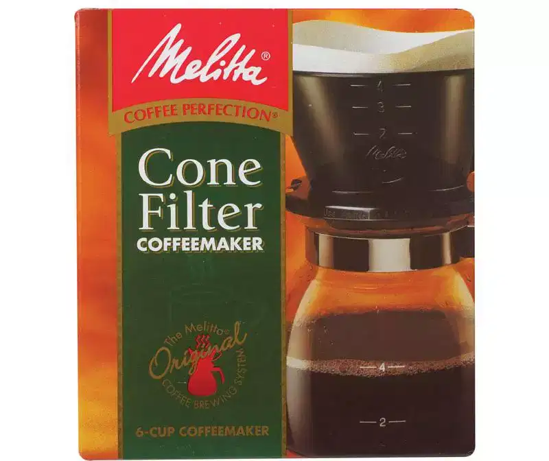 Melitta 6 cups Black Pour-Over Coffee Maker