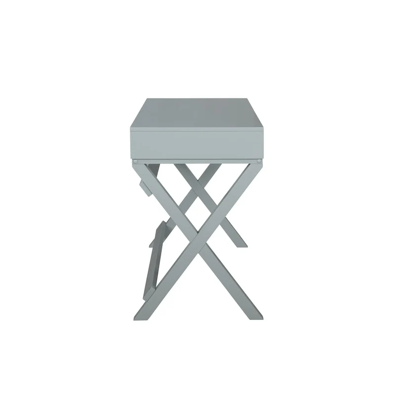 Poppy X-Frame Writing Desk with Drawers