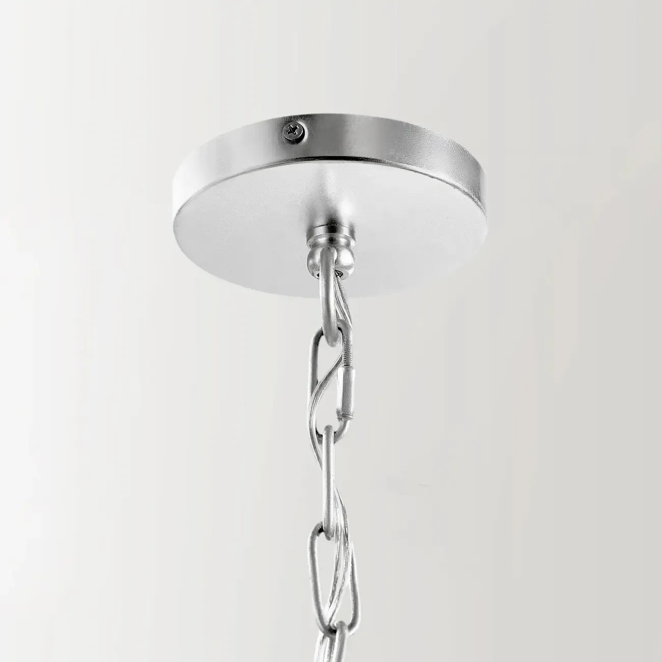 Modern Metal Silver Leaf Shape Pendant Light