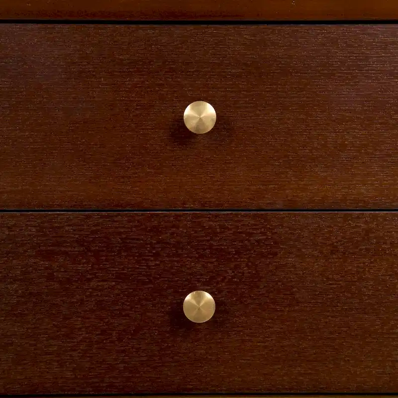 Finco Nightstand Side Table with 2 Drawers