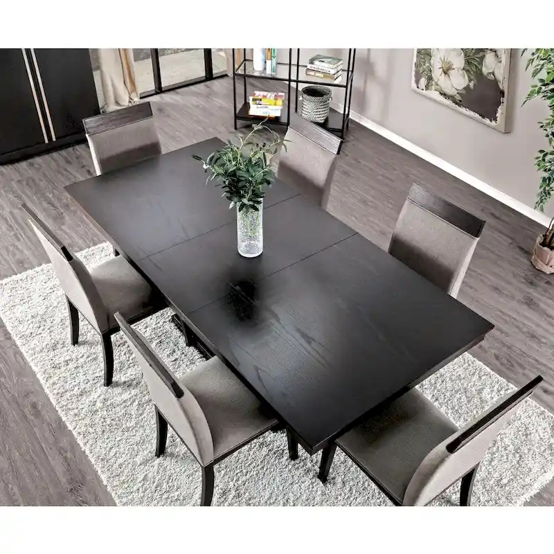 Strick & Bolton Edmonia Espresso Upholstered Side Chairs (Set of 2)