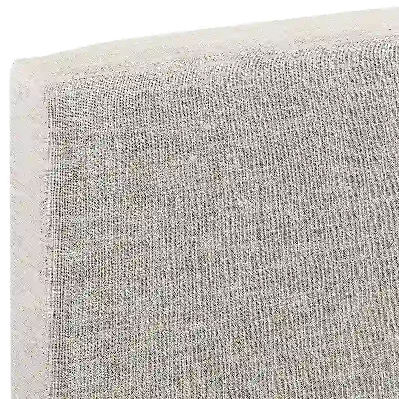 Full/Queen Upholstered Headboard - Beige Linen Fabric