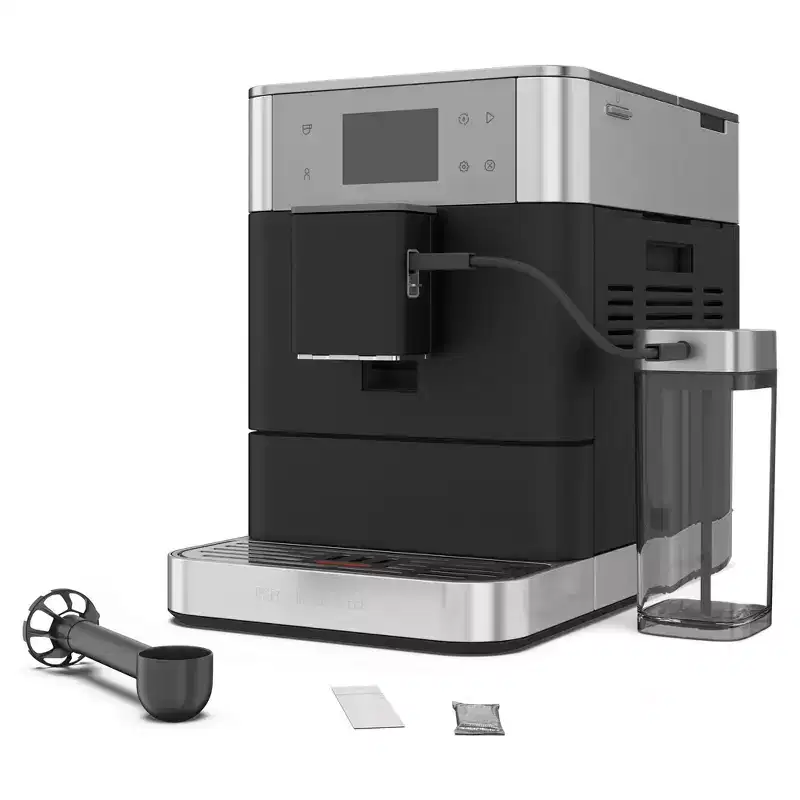 KitchenAid Fully Automatic Espresso Machine KF7 with Milk Attachment Cast Iron Black