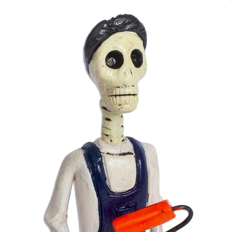 Novica Handmade Painter Catrin Ceramic Sculpture