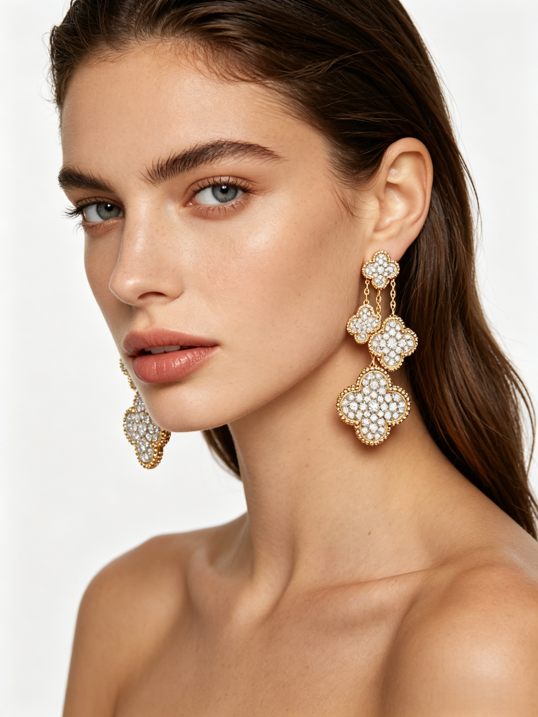 VCE013 VCA Vintage Magic Alhambra earring 4 motifs - ccjewelryacc