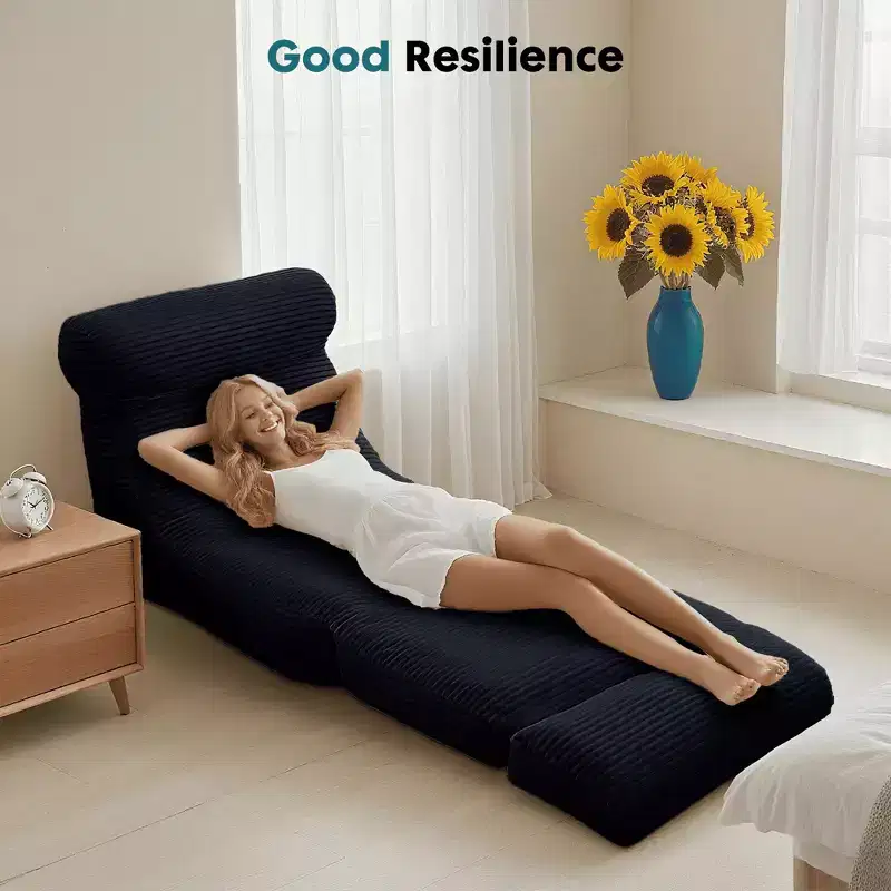 MAYEERTY 3-in-1 Sofa Bed - Corduroy, Quick Setup, Lumbar Support, Compact Space Friendly