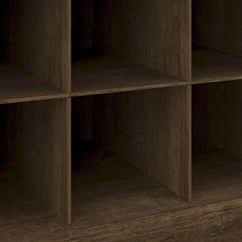 Woodland 40W Shoe Bench w/ Shelves & Wall Coat Rack by Bush Furniture