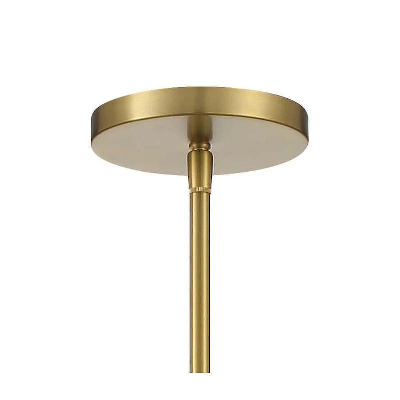 Metropolitan Aspect White Coal and Soft Brass LED Lights Pendant