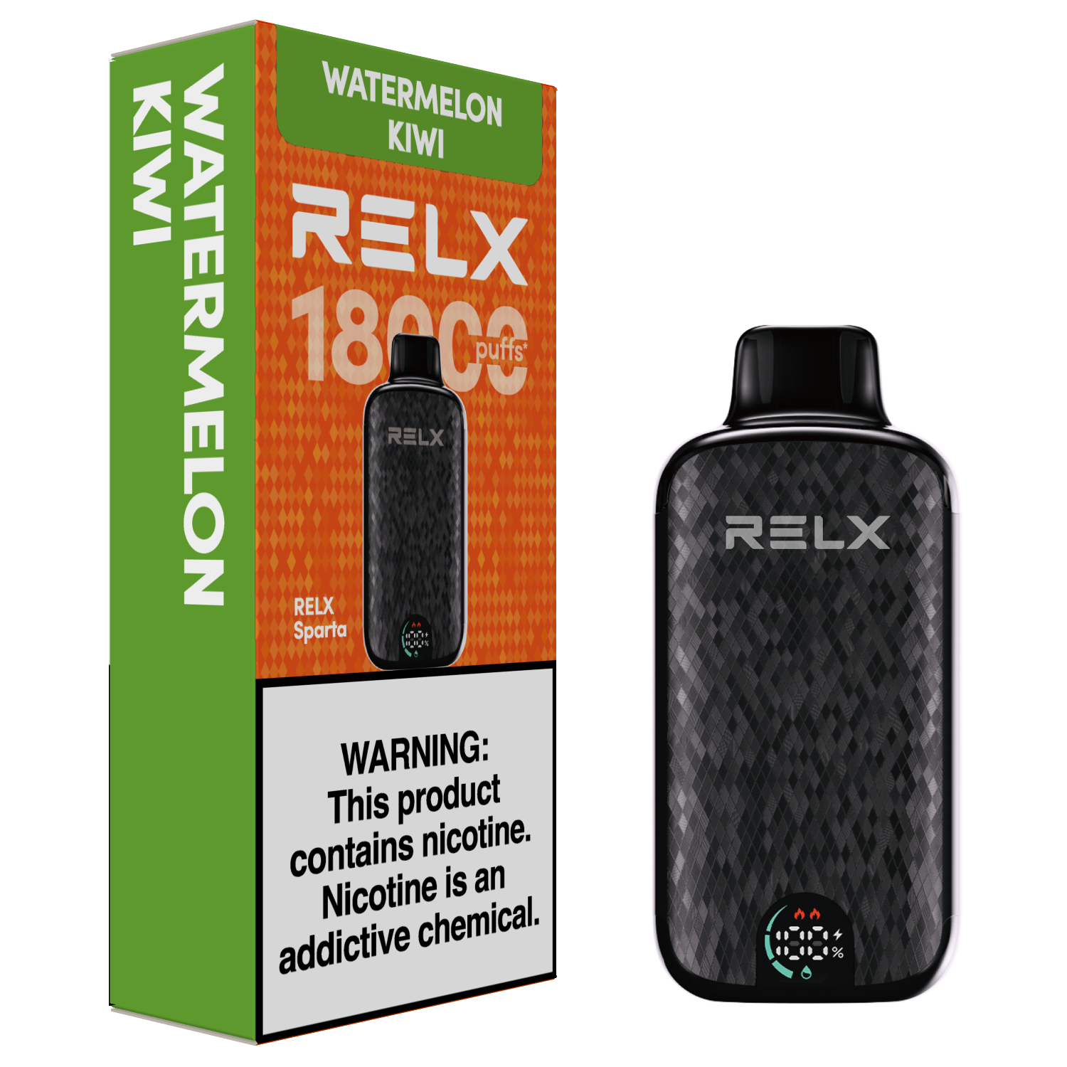 new Relx Sparta 18000 Puffs 20 Flavors