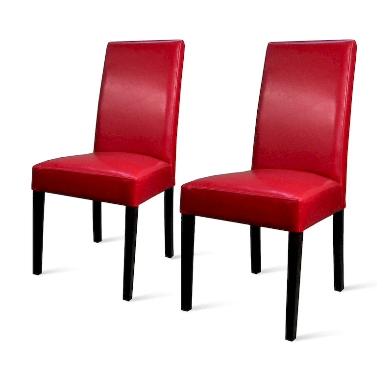 Bicast Leather Dining Chair, Set of 2