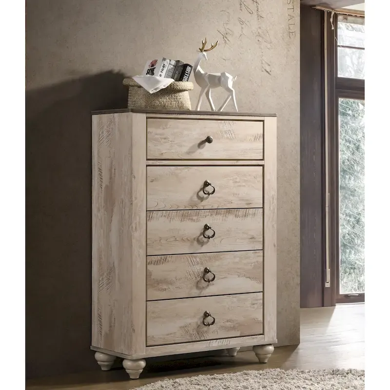 White Wash Shabby Chic Sleigh Bedroom – White Wash, Queen / King, Sleeps 2