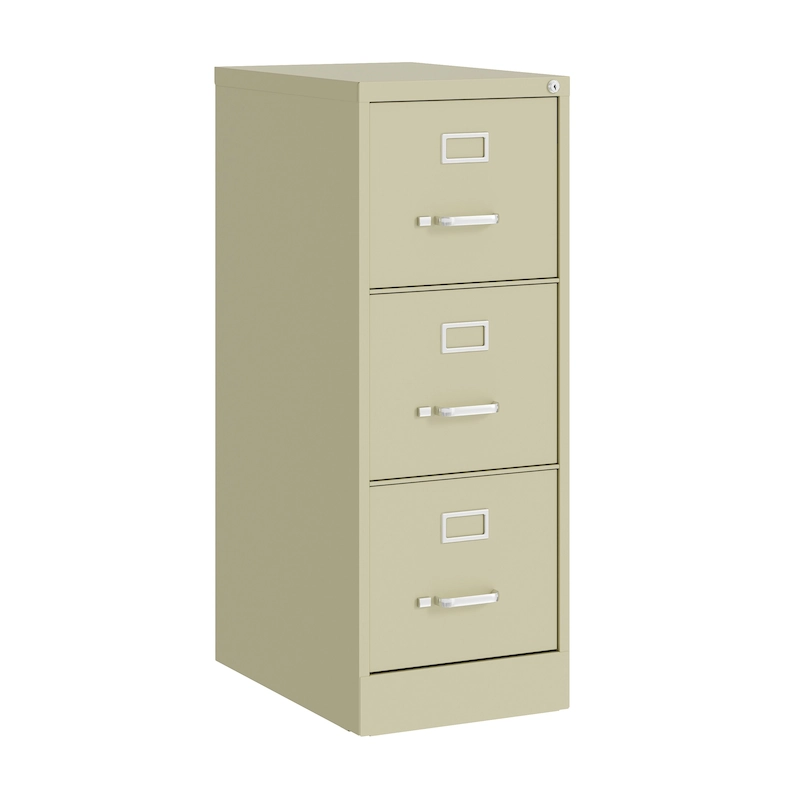 Hirsh 22-in Deep 3 Drawer, Letter Width, Vertical File Cabinet