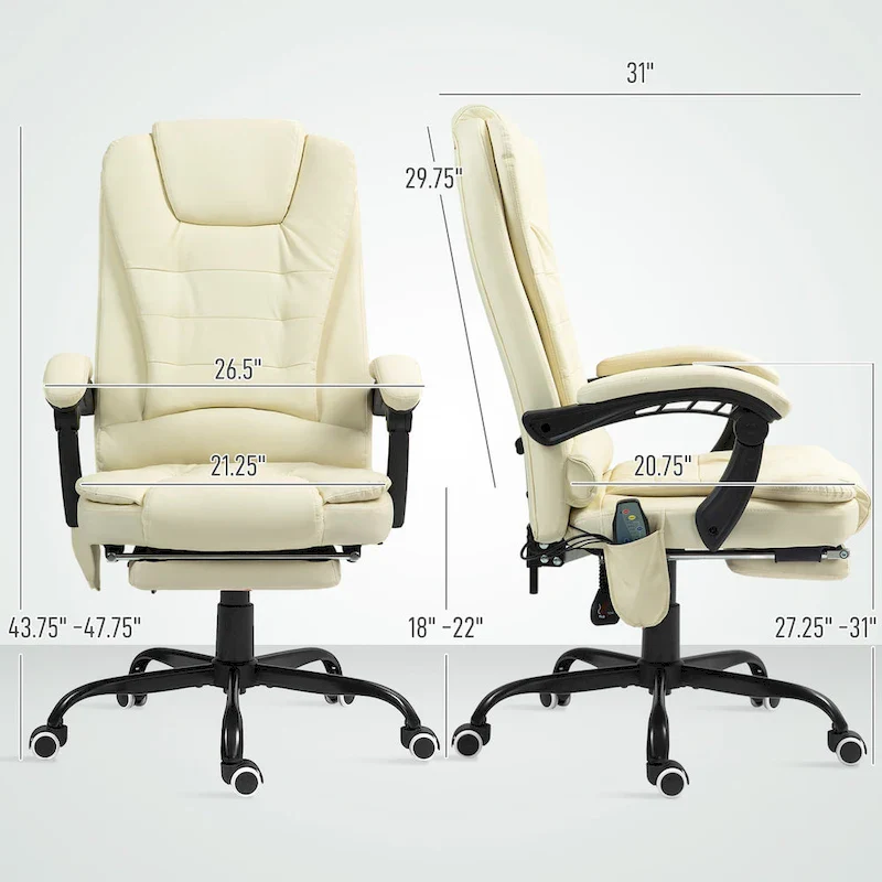 Massage Office Chair High Back Executive Recliner