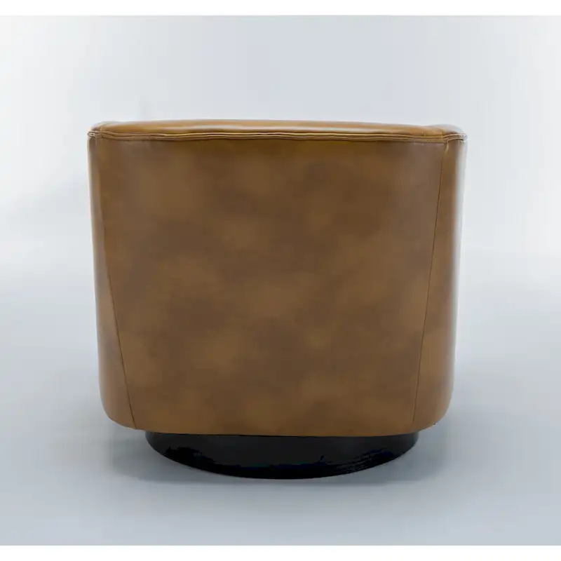 Wood Base Swivel Chair