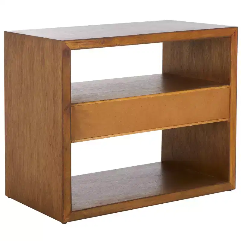Munson 2 Shelf 1 Drawer Nightstand - NST6603 - Safavieh
