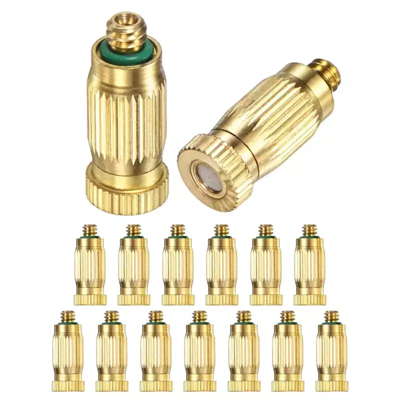 Unique Bargains Brass High Pressure Outdoor Durable Misting Nozzle