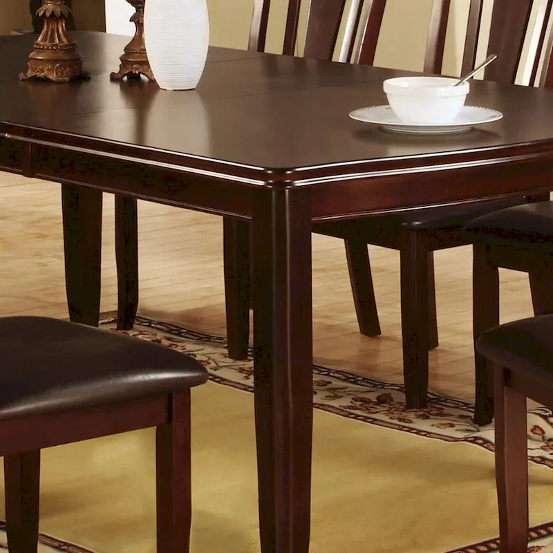 Furniture of America Betsy Espresso 78-inch Wood Expandable Dining Table