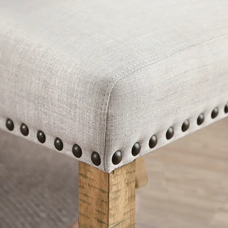 Tufted Farmhouse Wingback Dining Chairs