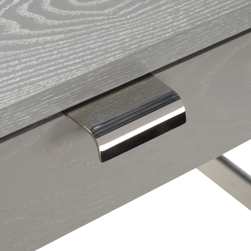 SAFAVIEH Couture Radunka 3-Drawer Smoked Eucalyptus Writing Desk