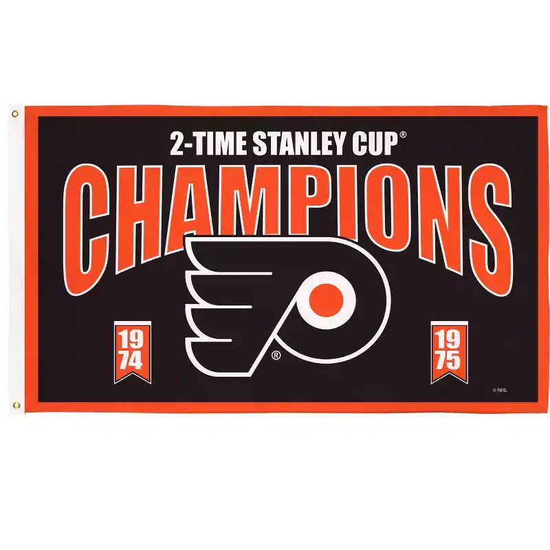 NHL Philadelphia Flyers Garden Flag 12x18 Double Sided, Officially Licensed Sports Flags For Outside, Indoor and Outdoor Flags for Hockey Fans