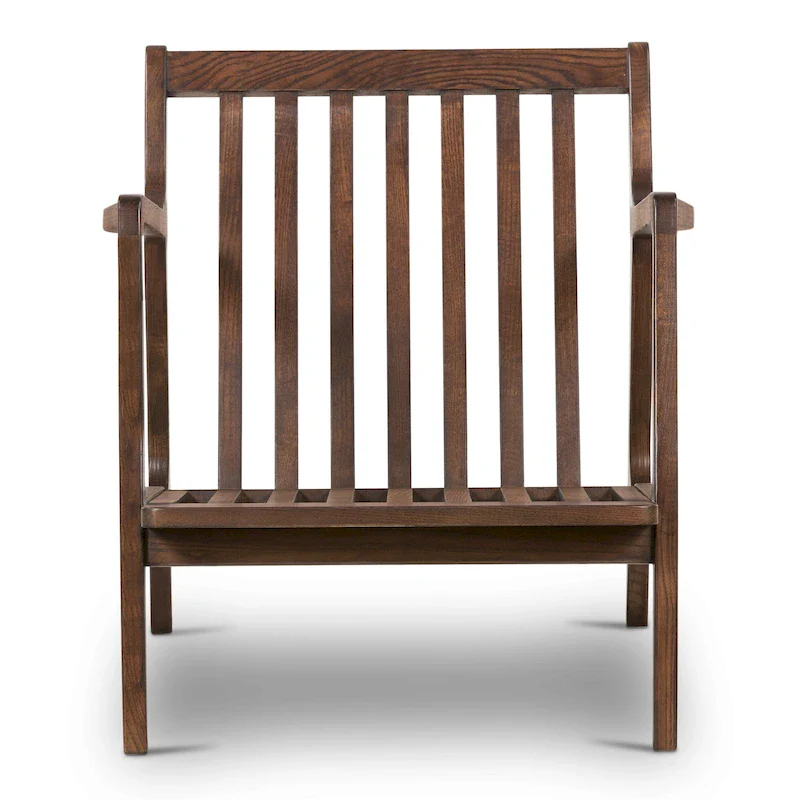 Poly & Bark Verity Leather Lounge Chair - Full Grain Genuine Italian Leather