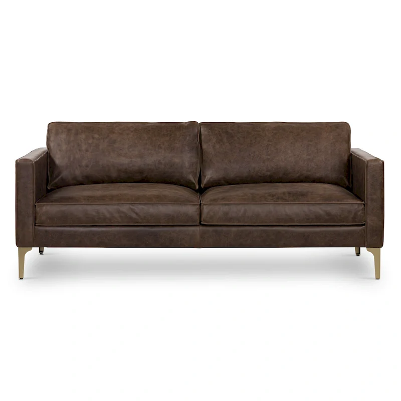 Mateo 82.5  Sofa - Full Grain Genuine Italian Leather