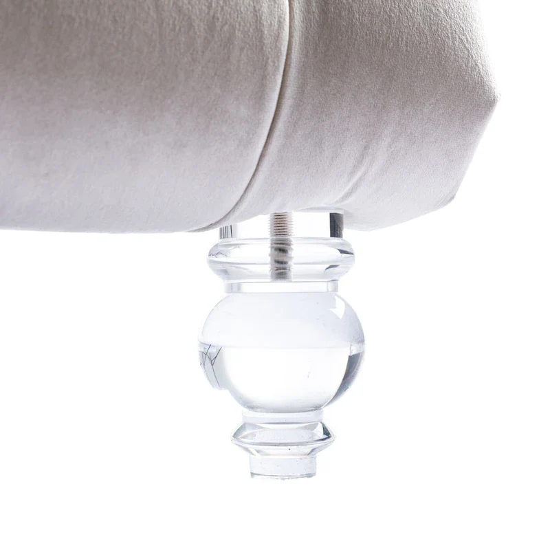 Velvet Tufted Chaise Lounge Accent Living Room Chair