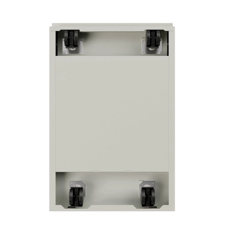 Hirsh 20-inch-deep Steel Mobile Two-drawer File Pedestal with Lock