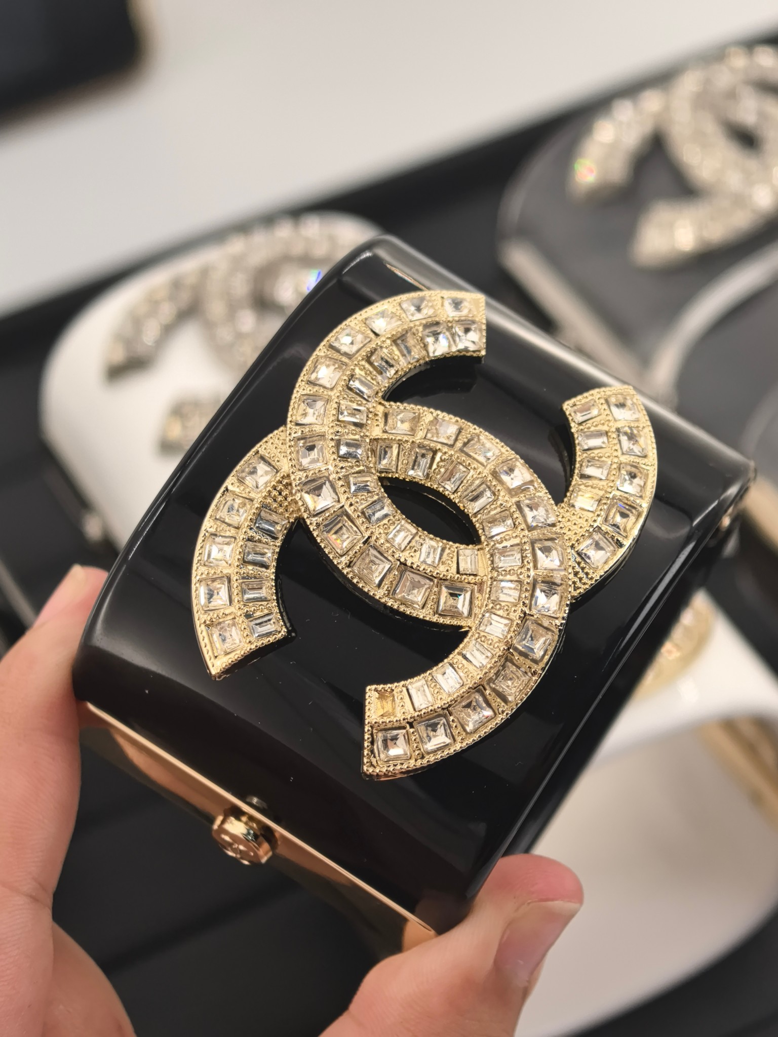 CCS054 CC acrylic cuff Bracelet - ccjewelryacc