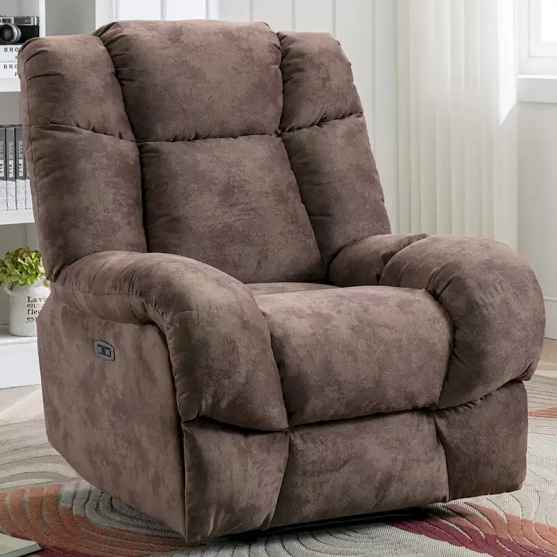 Chenille Power Standard Recliner Chair