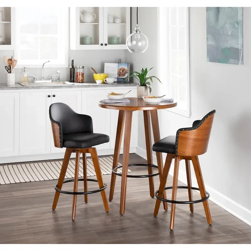Valsatra Mid-century Modern Counter Stool