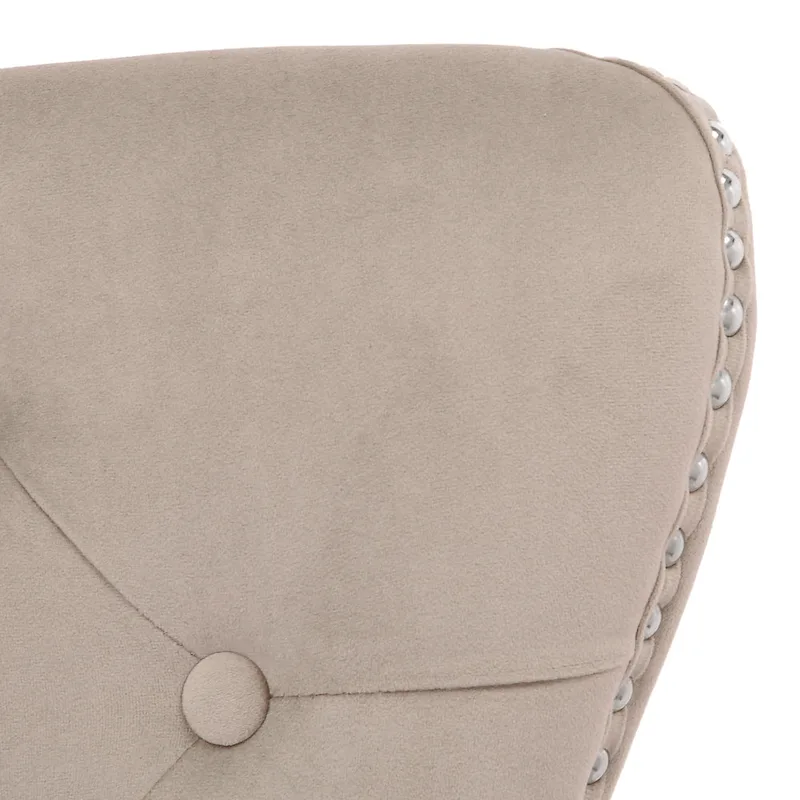 Grandview Tufted Upholstered Dining Chair (Set of 2) with Nailhead Trim and Ring Pull