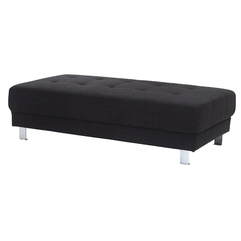 Riveredge Linen Upholstered Ottoman