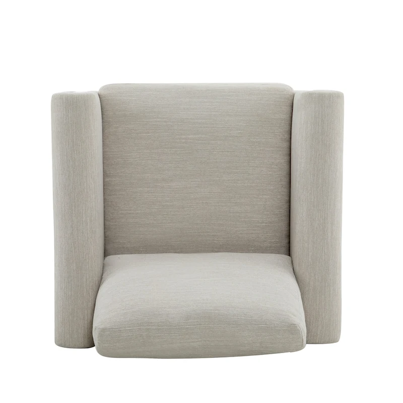 Christopher Knight Home - Harmonia Upholstered Armchair with Solid Wood Frame and Plush Cushioning
