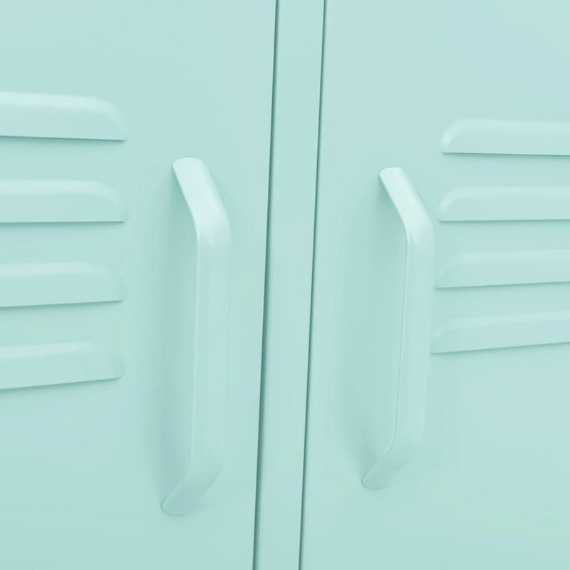 vidaXL TV Stand TV Unit Sideboard Home TV Console Media Unit Cupboard Steel - 41.3 x 13.8 x 19.7