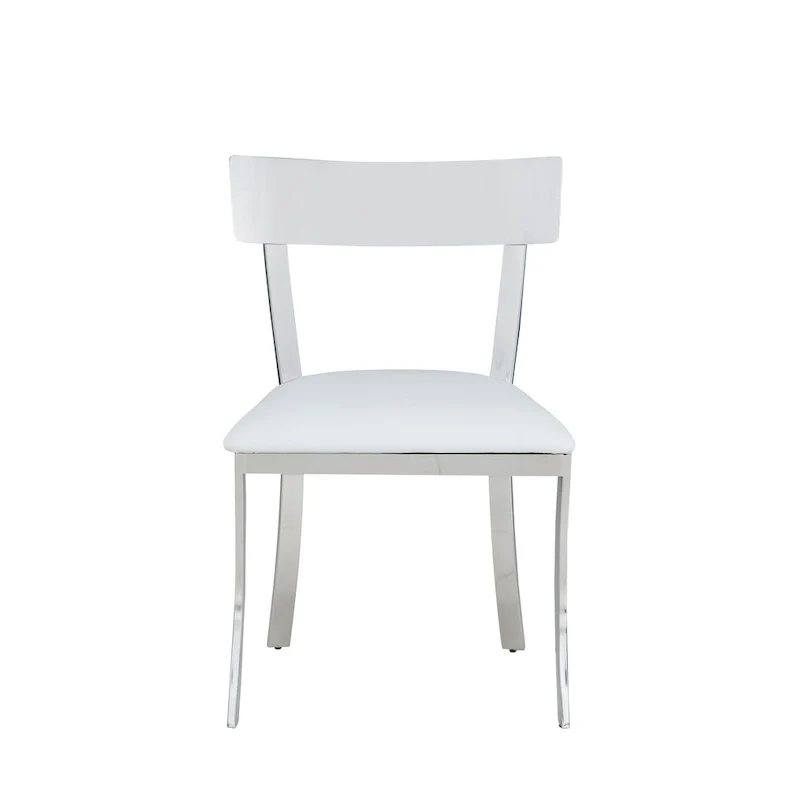 Somette Melanie Curved Back Dining Chair, Set of 2